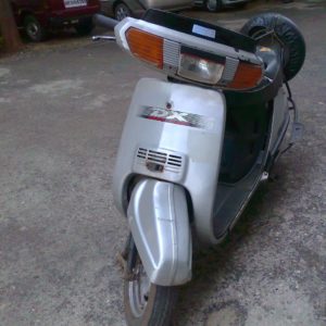 The first scooter that I rode.